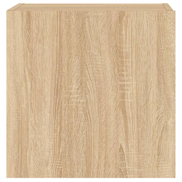 Tv-wandmeubels 2 st 40,5x30x40 cm hout sonoma eikenkleurig