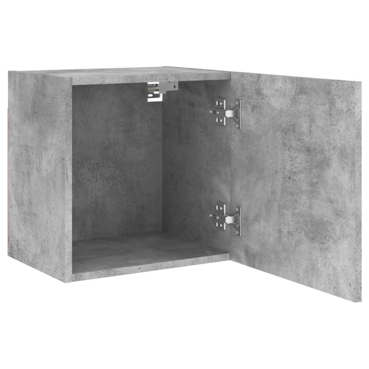 Tv-wandmeubel 40,5x30x40 cm bewerkt hout betongrijs