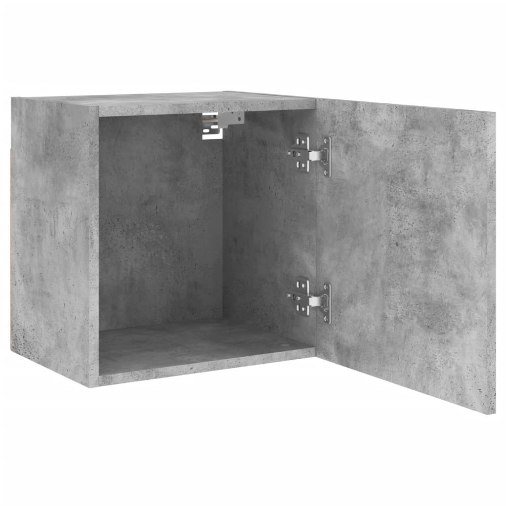 Tv-wandmeubels 2 st 40,5x30x40 cm bewerkt hout betongrijs