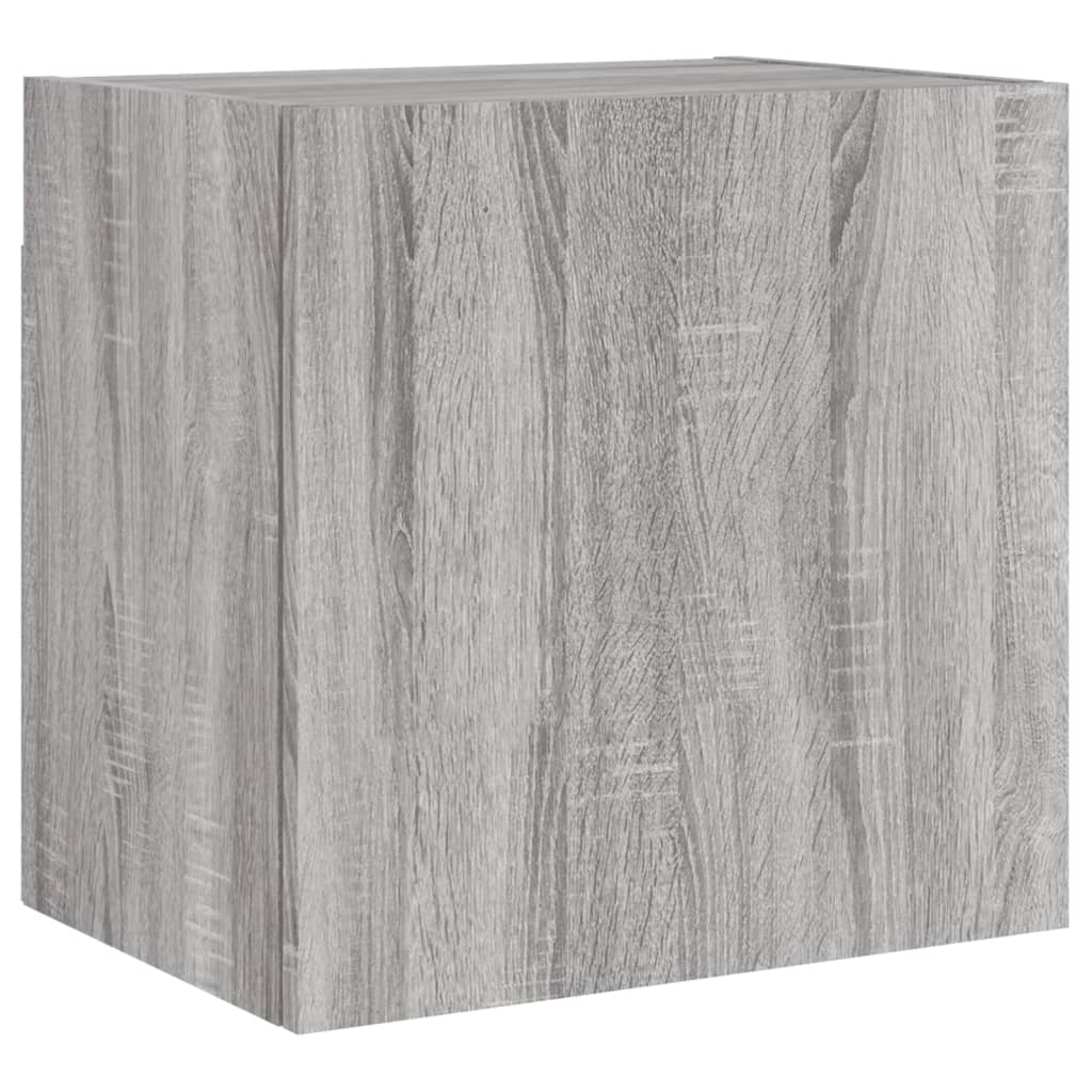 Tv-wandmeubel 40,5x30x40 cm bewerkt hout grijs sonoma