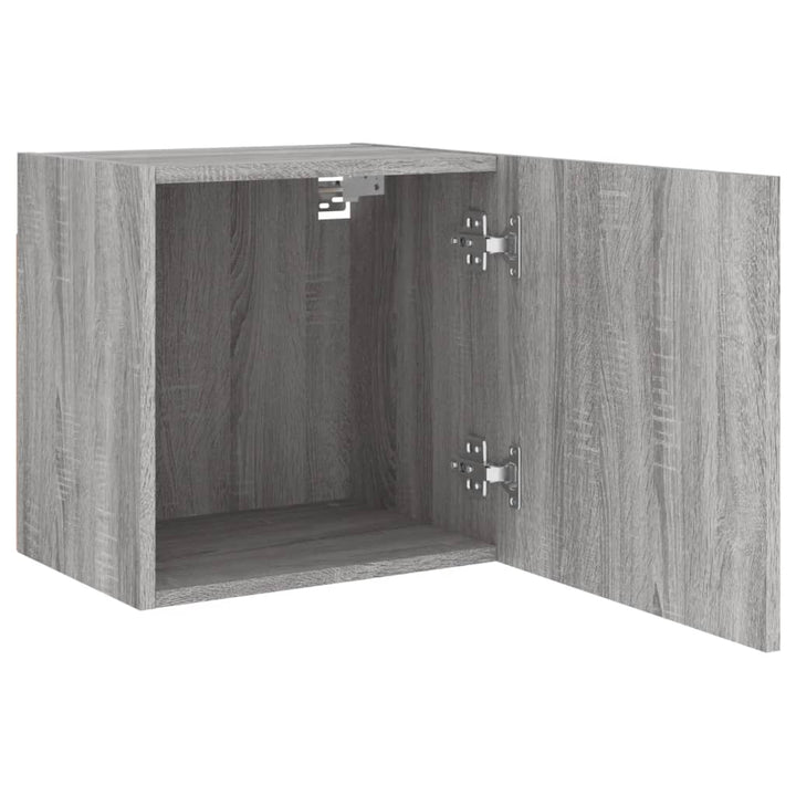 Tv-wandmeubel 40,5x30x40 cm bewerkt hout grijs sonoma