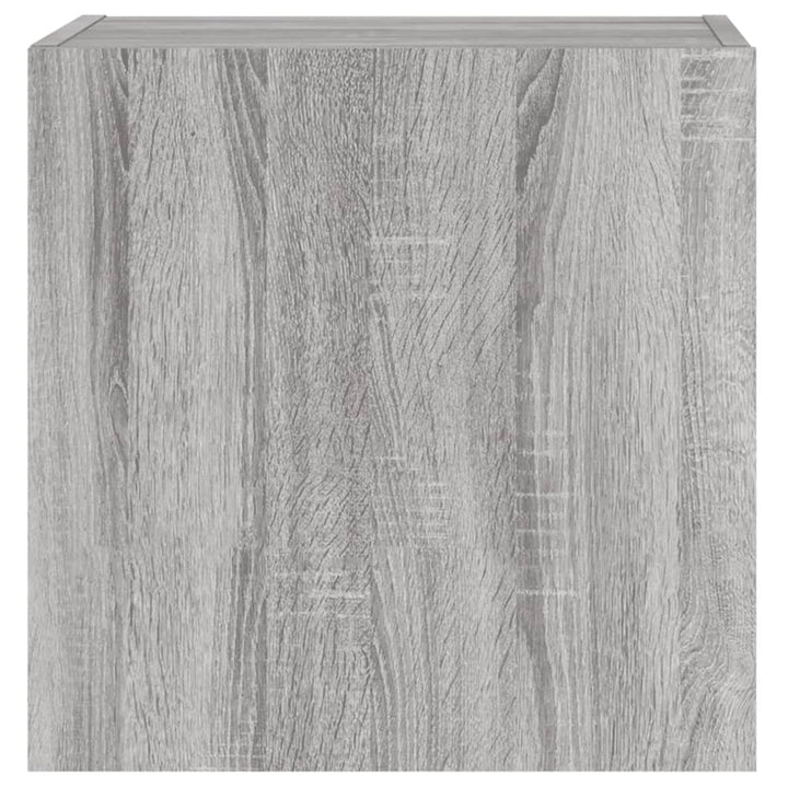 Tv-wandmeubel 40,5x30x40 cm bewerkt hout grijs sonoma