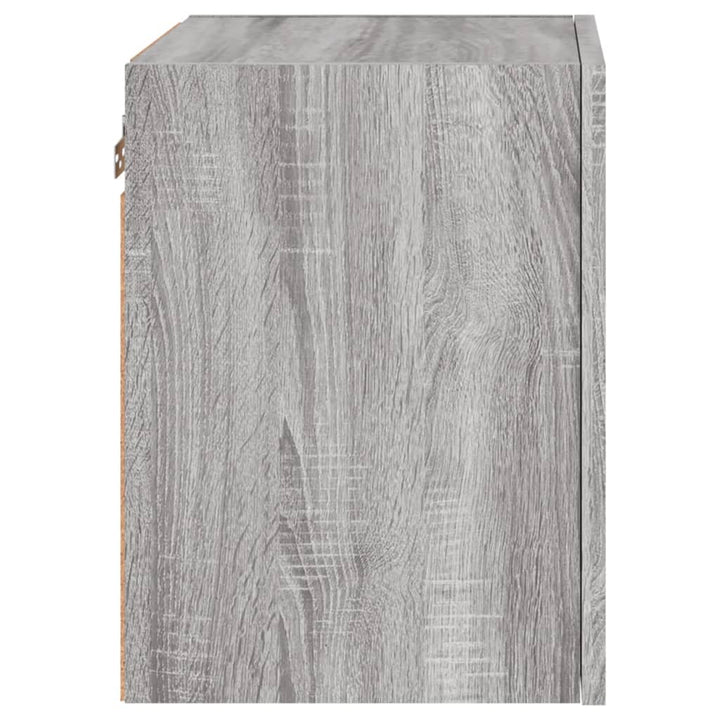 Tv-wandmeubel 40,5x30x40 cm bewerkt hout grijs sonoma