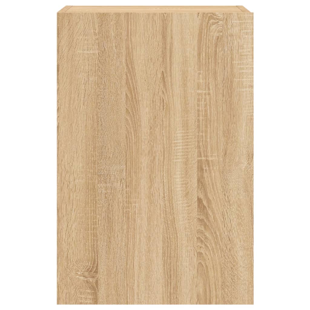 Tv-wandmeubel 40,5x30x60 cm bewerkt hout sonoma eikenkleurig