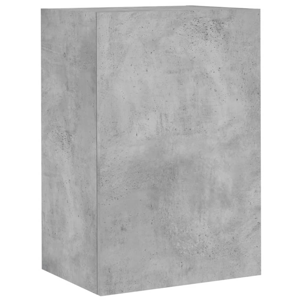 Tv-wandmeubels 2 st 40,5x30x60 cm bewerkt hout betongrijs