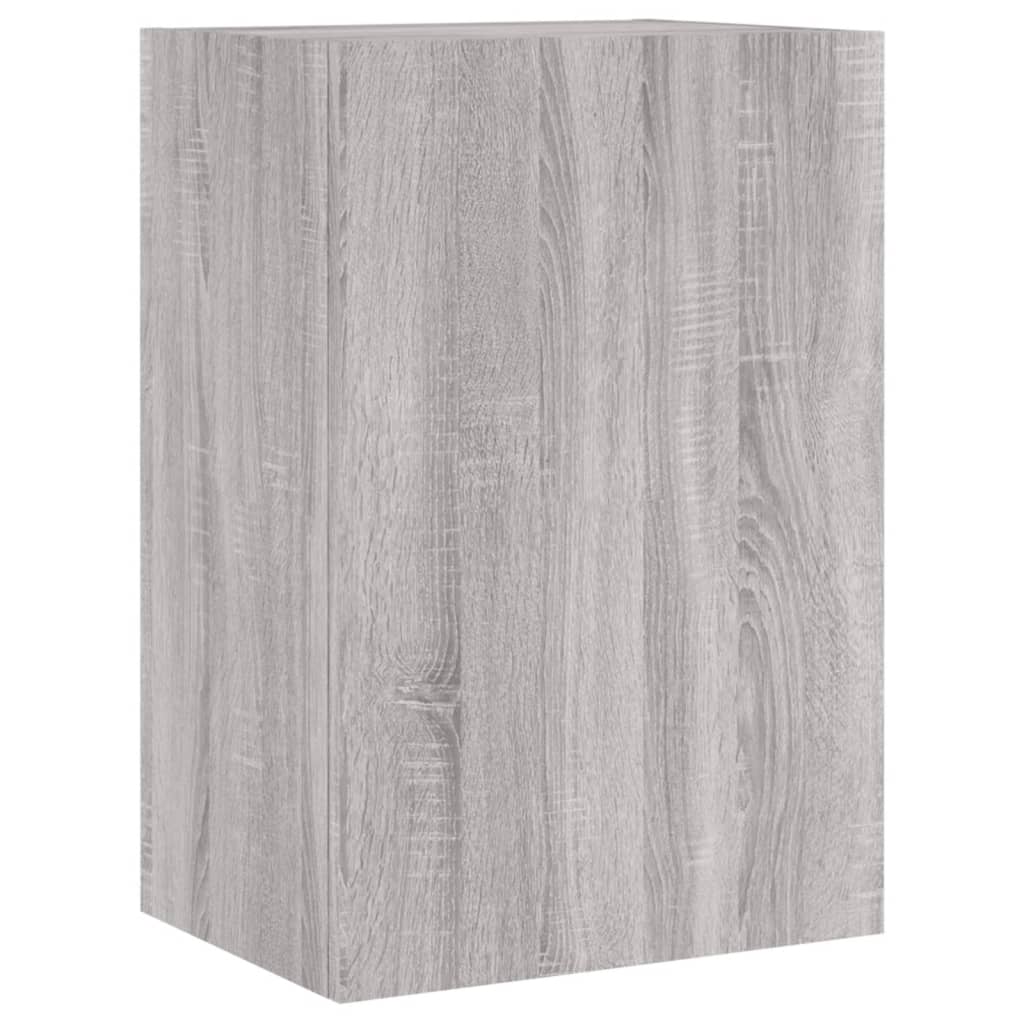 Tv-wandmeubel 40,5x30x60 cm bewerkt hout grijs sonoma