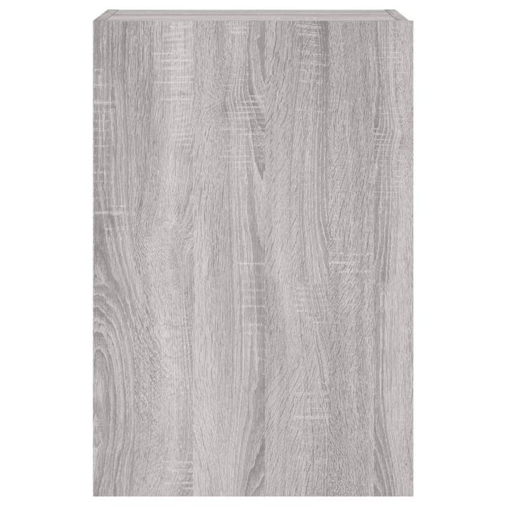 Tv-wandmeubels 2 st 40,5x30x60 cm hout grijs sonoma