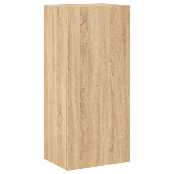 Tv-wandmeubel 40,5x30x90 cm bewerkt hout sonoma eikenkleurig