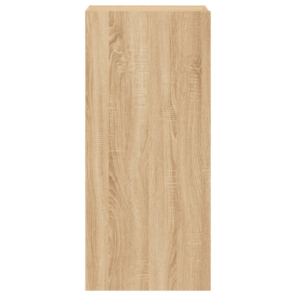 Tv-wandmeubel 40,5x30x90 cm bewerkt hout sonoma eikenkleurig