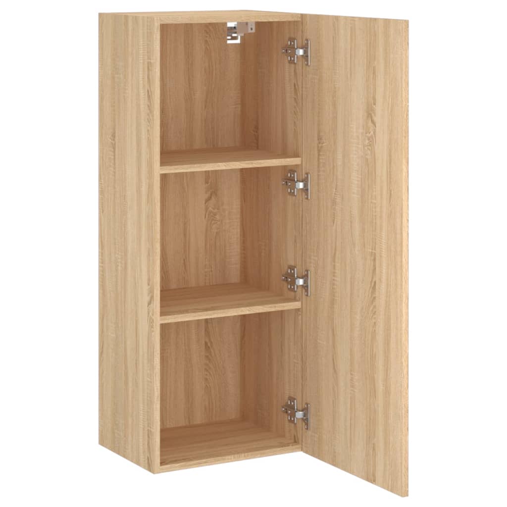 Tv-wandmeubel 40,5x30x102 cm bewerkt hout sonoma eikenkleurig