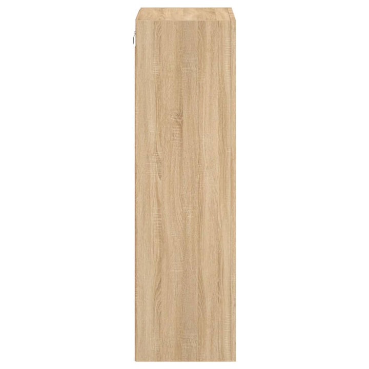 Tv-wandmeubel 40,5x30x102 cm bewerkt hout sonoma eikenkleurig