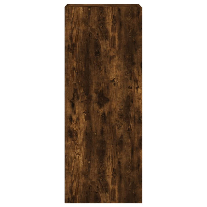 Tv-wandmeubel 40,5x30x102 cm bewerkt hout gerookt eikenkleurig