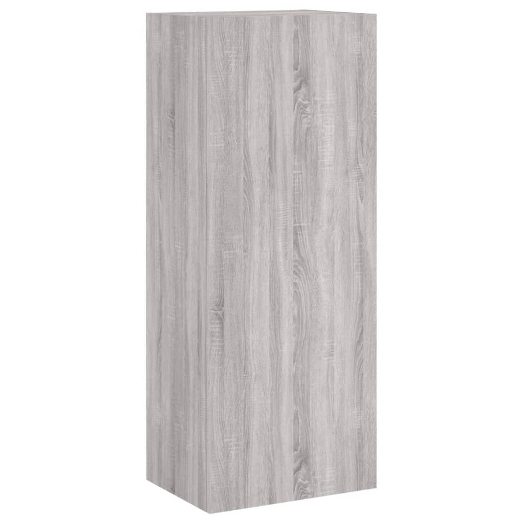 Tv-wandmeubel 40,5x30x102 cm bewerkt hout grijs sonoma