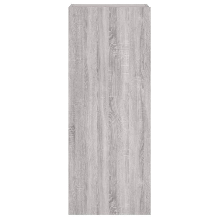 Tv-wandmeubel 40,5x30x102 cm bewerkt hout grijs sonoma