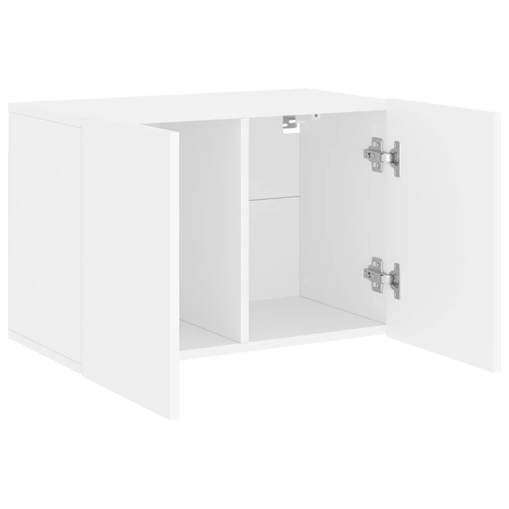 Tv-meubel wandgemonteerd 60x30x41 cm wit