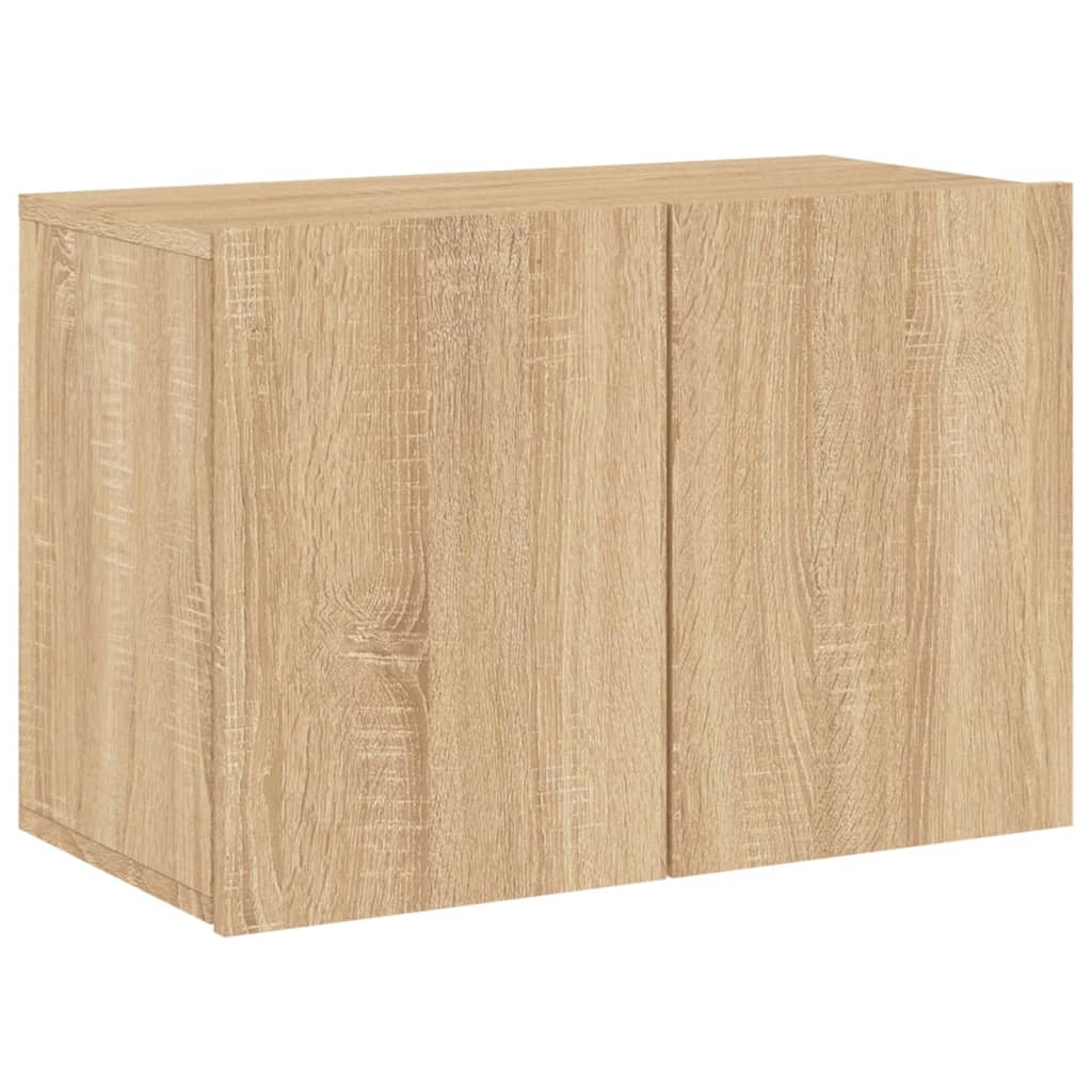 Tv-meubel wandgemonteerd 60x30x41 cm sonoma eikenkleurig