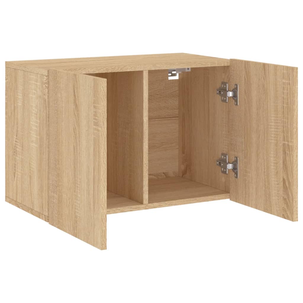 Tv-meubel wandgemonteerd 60x30x41 cm sonoma eikenkleurig