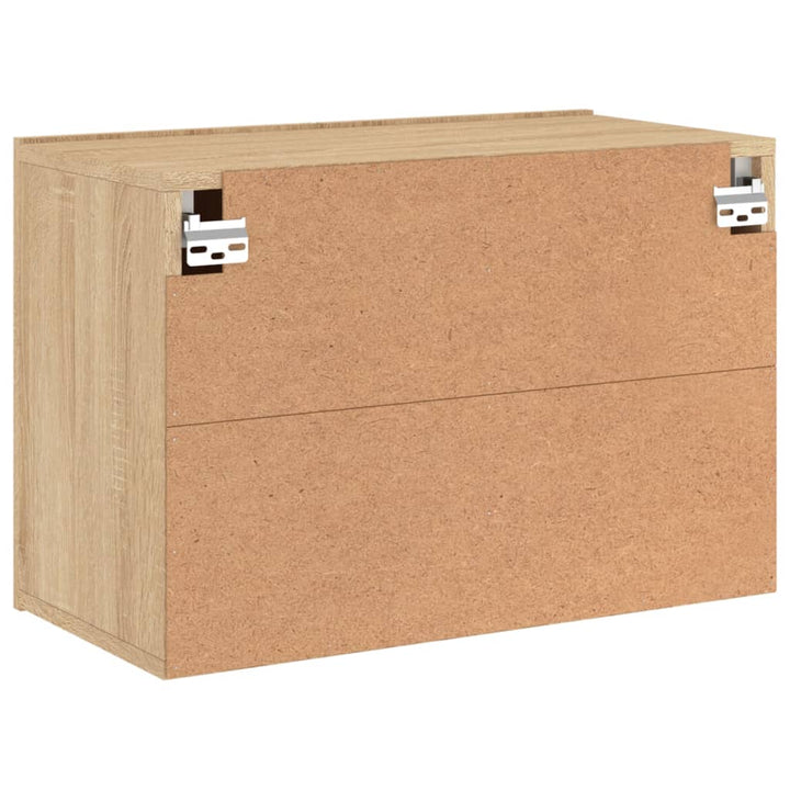 Tv-meubel wandgemonteerd 60x30x41 cm sonoma eikenkleurig