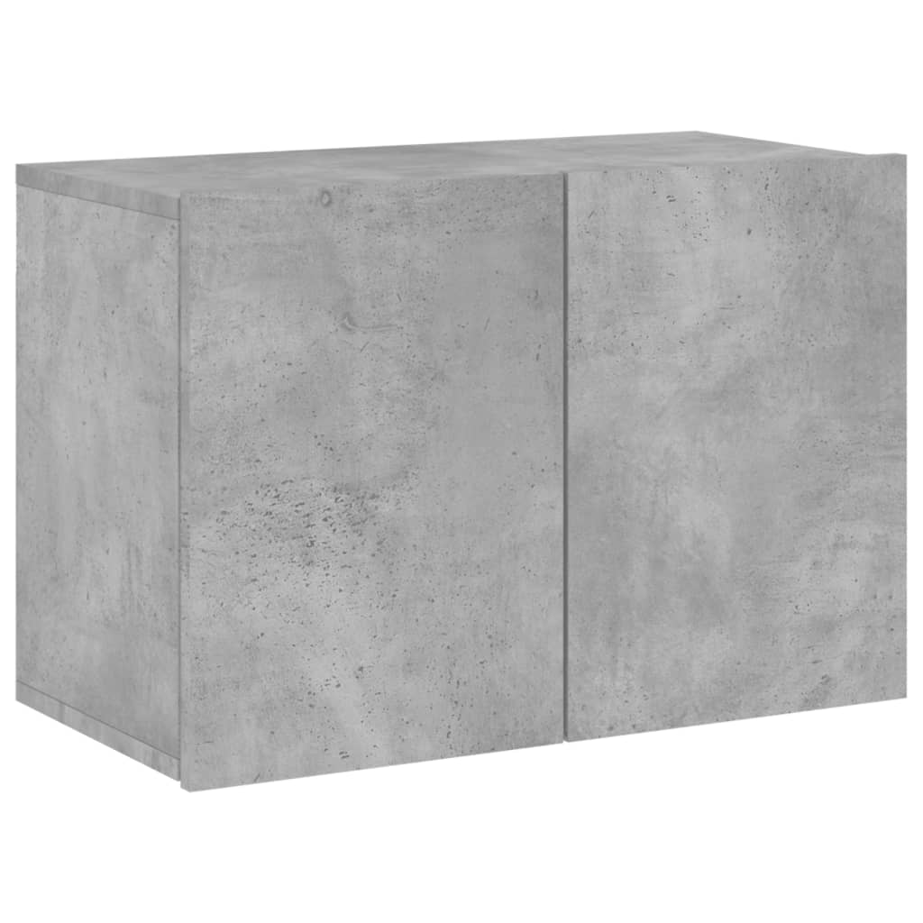 Tv-meubel wandgemonteerd 60x30x41 cm betongrijs