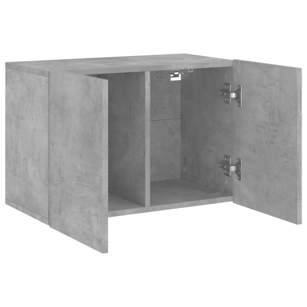 Tv-meubel wandgemonteerd 60x30x41 cm betongrijs