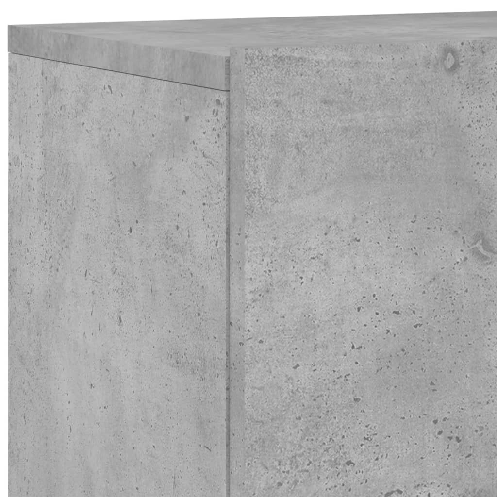 Tv-meubels 2 st wandgemonteerd 60x30x41 cm betongrijs