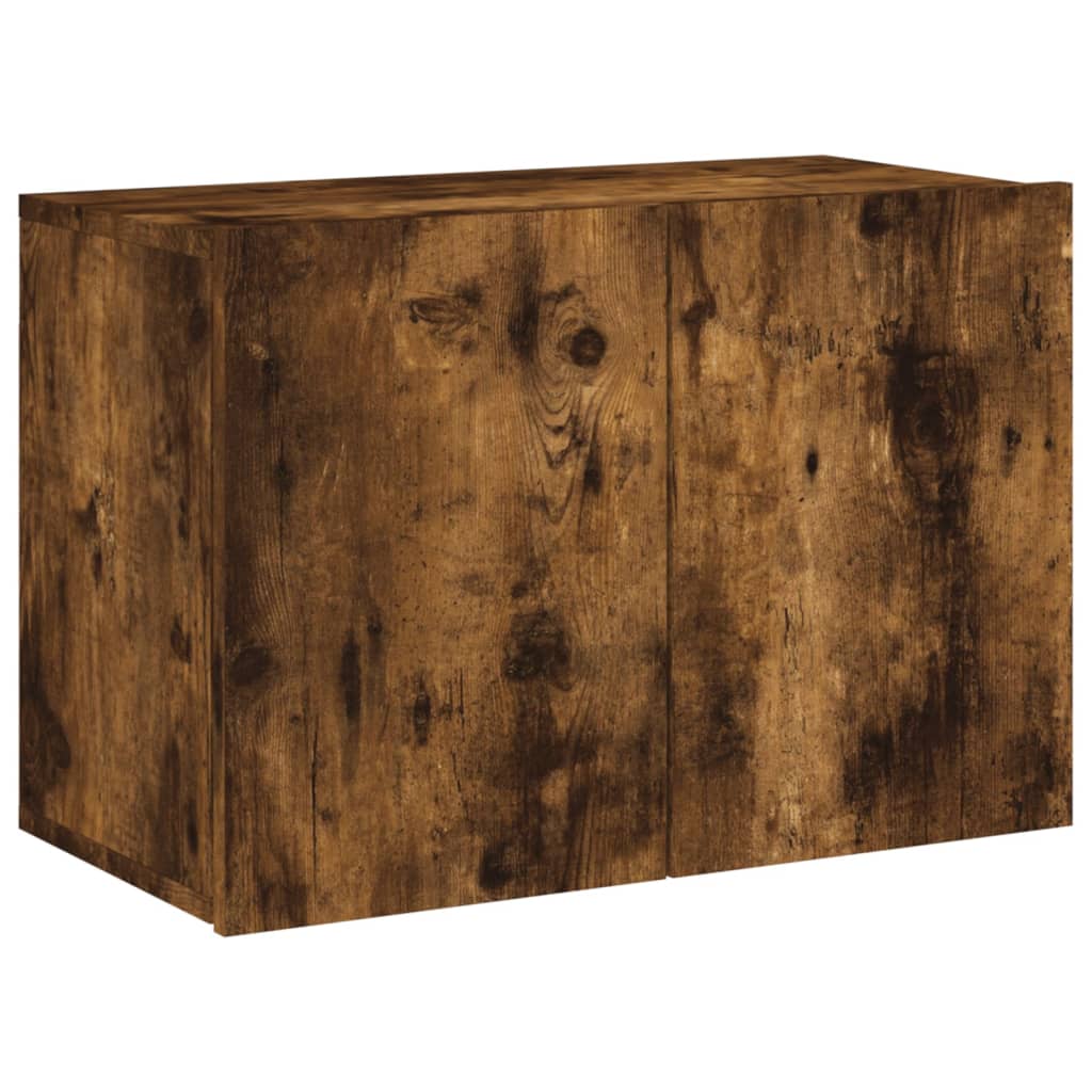 Tv-meubel wandgemonteerd 60x30x41 cm gerookt eikenkleurig