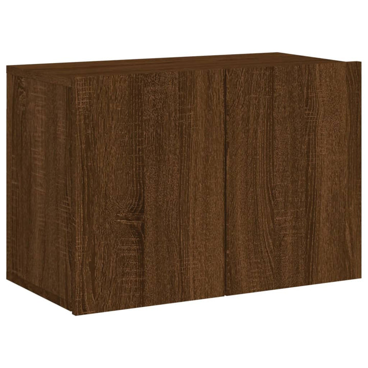 Tv-meubel wandgemonteerd 60x30x41 cm bruineikenkleurig