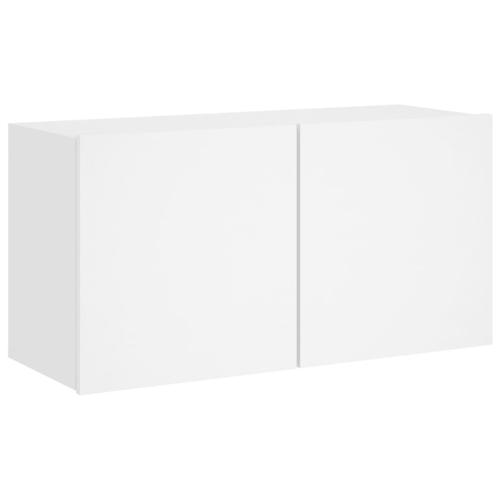 Tv-meubel wandgemonteerd 80x30x41 cm wit