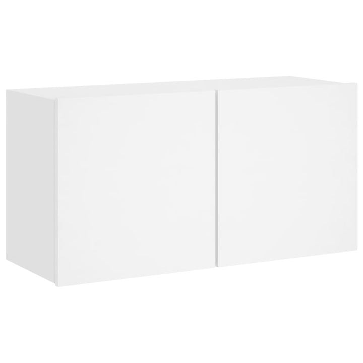 Tv-meubel wandgemonteerd 80x30x41 cm wit