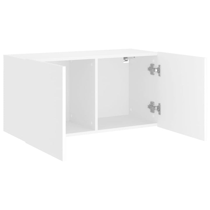 Tv-meubel wandgemonteerd 80x30x41 cm wit