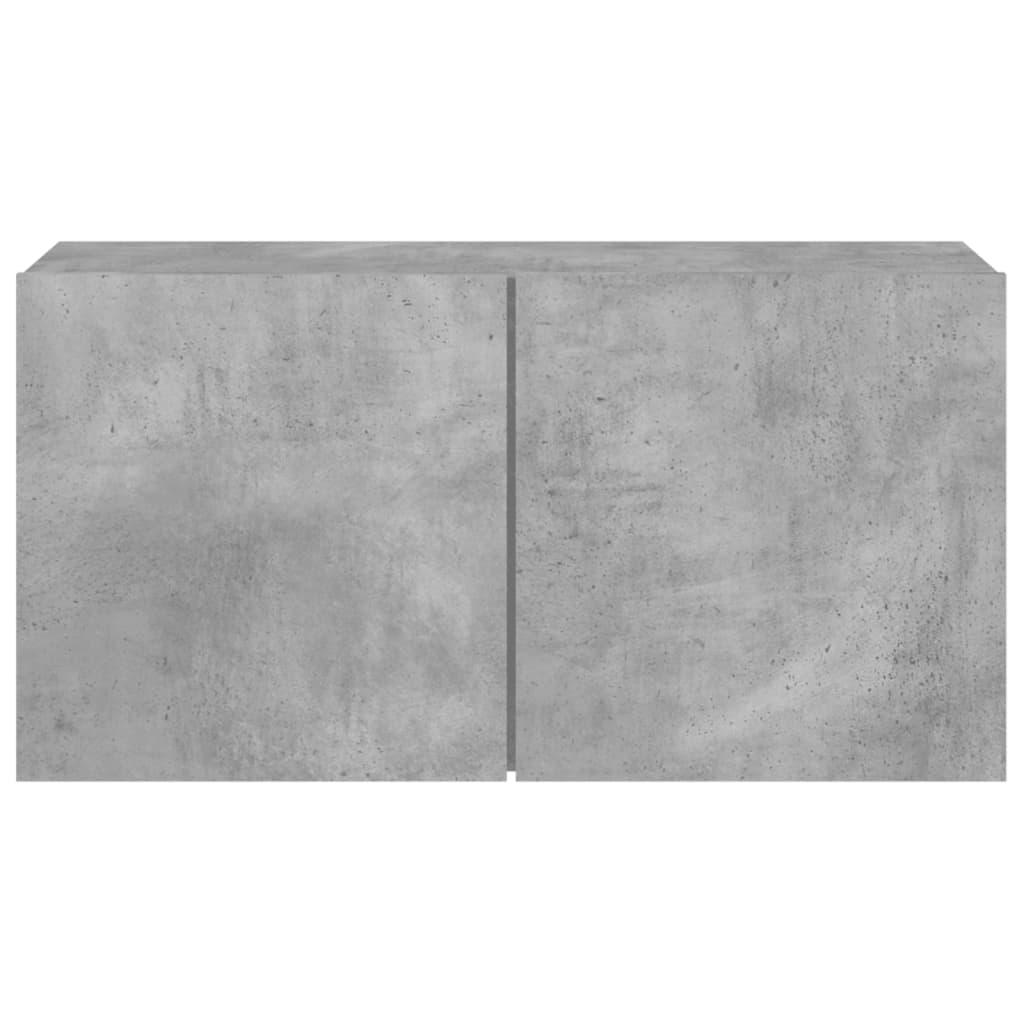 Tv-meubel wandgemonteerd 80x30x41 cm betongrijs