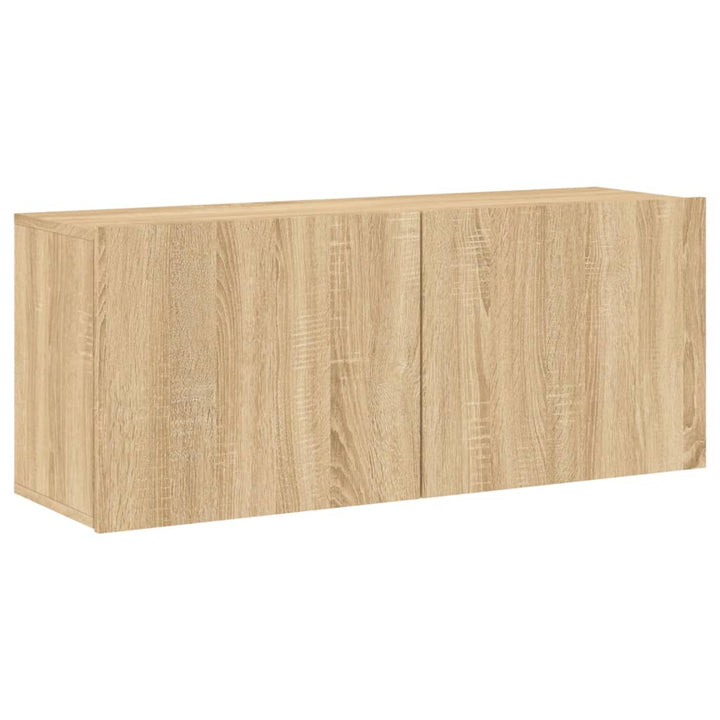 Tv-meubel wandgemonteerd 100x30x41 cm sonoma eikenkleurig