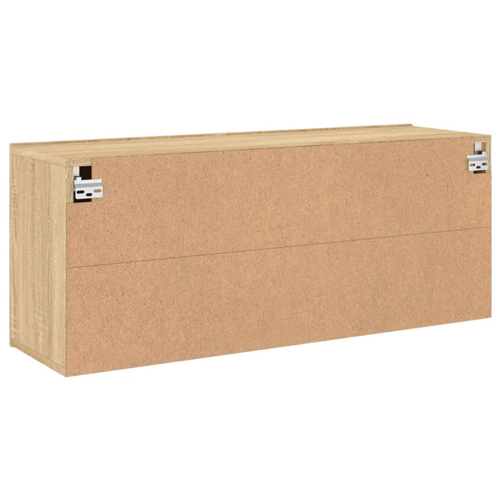 Tv-meubel wandgemonteerd 100x30x41 cm sonoma eikenkleurig