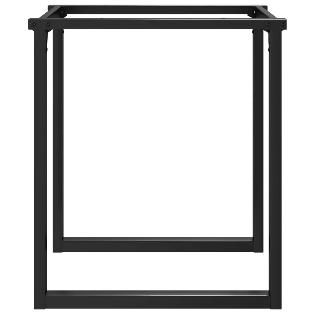 Eettafelpoten O-frame 60x60x73 cm gietijzer