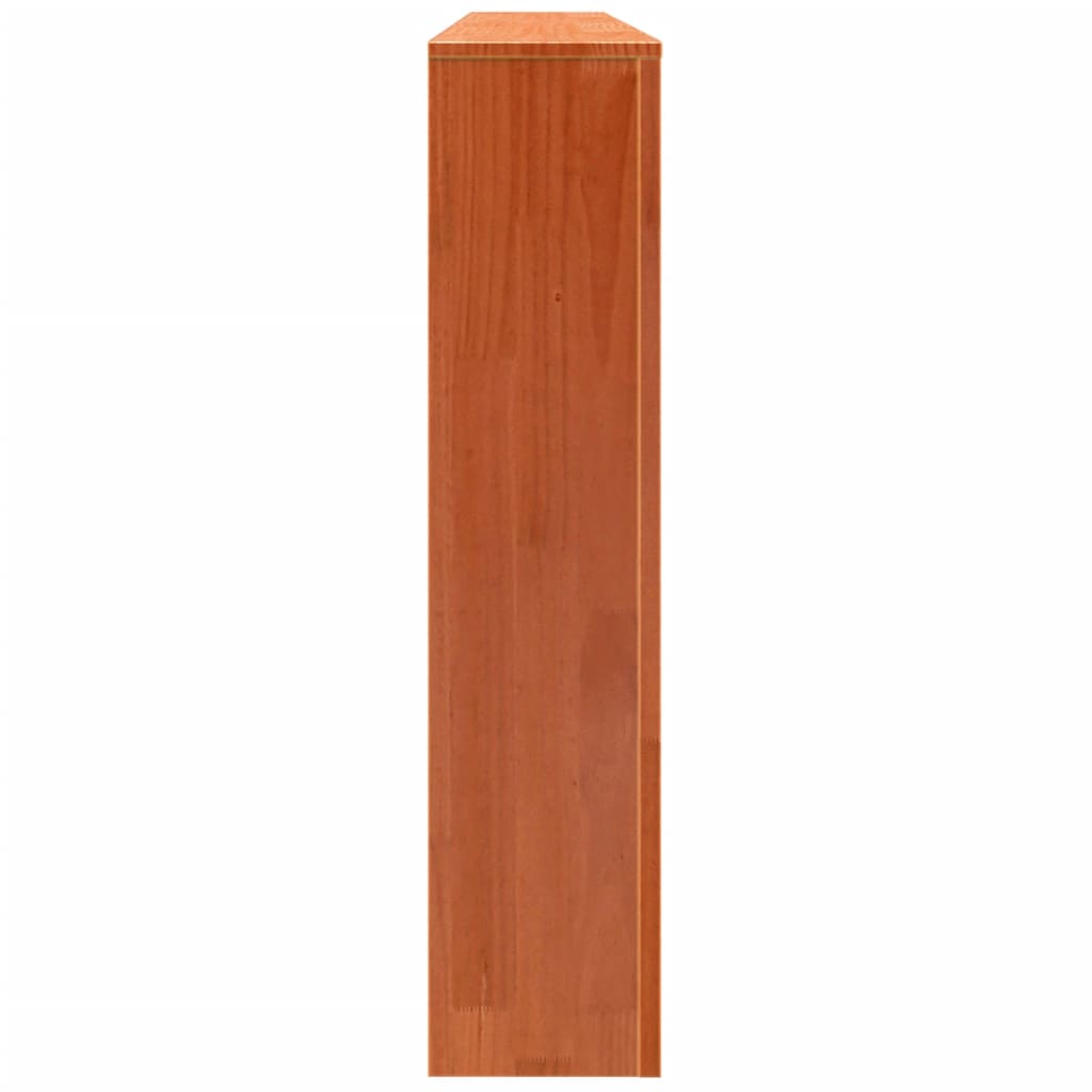 Radiatorombouw 79,5x19x84 cm massief grenenhout wasbruin