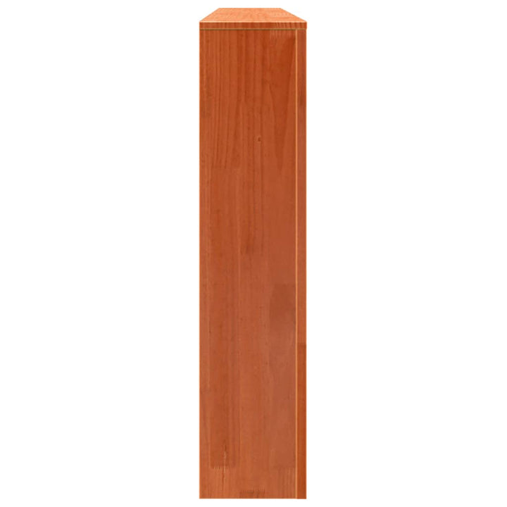 Radiatorombouw 169x19x84 cm massief groenenhout wasbruin