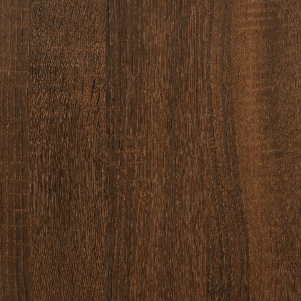 Schoenenbankje 70x42,5x50 cm bewerkt hout bruin eikenkleur