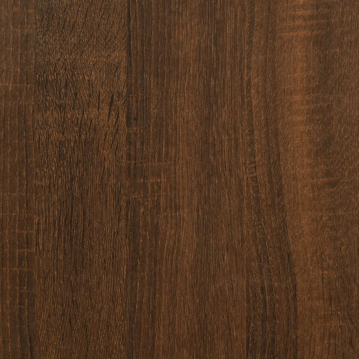 Schoenenbankje 100x42,5x50 cm bewerkt hout bruin eikenkleur