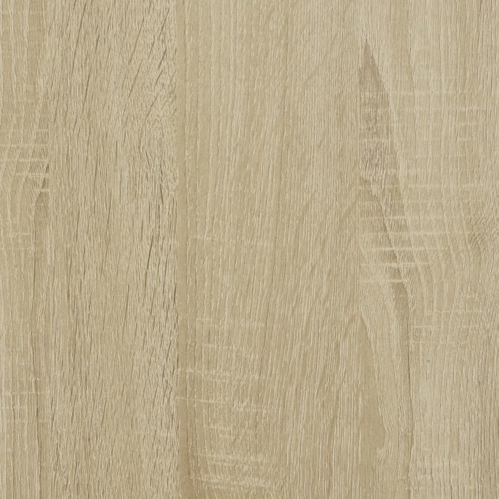 Schoenenbankje 70x38,5x49 cm bewerkt hout sonoma eikenkleurig