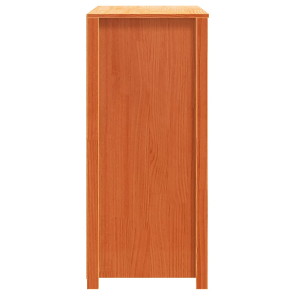 Dressoir 100x40x90 cm massief grenenhout wasbruin