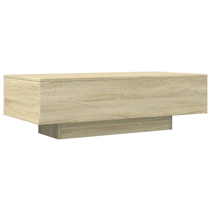 Salontafel 100x49,5x31 cm bewerkt hout sonoma eikenkleurig