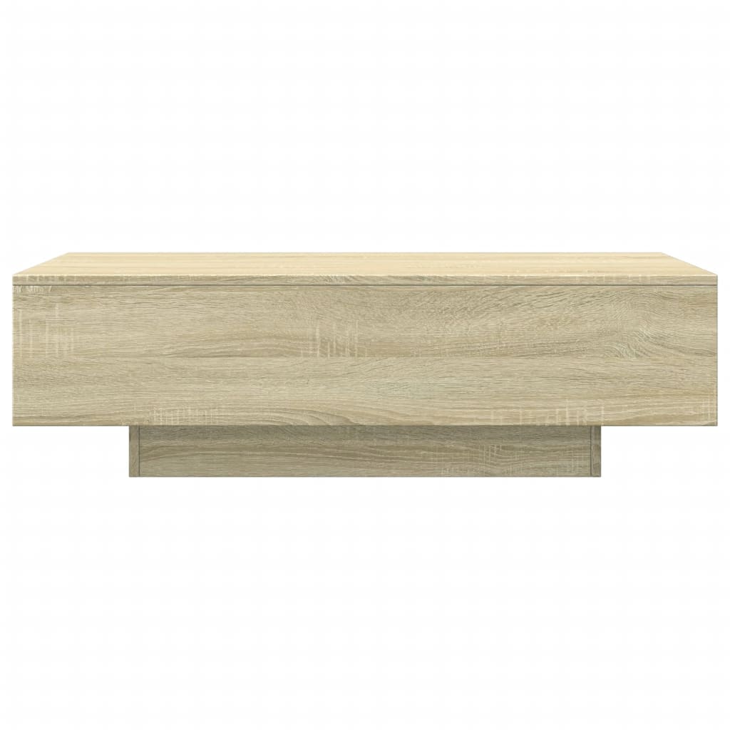 Salontafel 100x49,5x31 cm bewerkt hout sonoma eikenkleurig