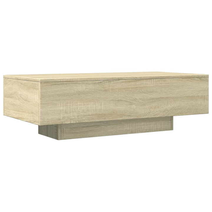 Salontafel 100x49,5x31 cm bewerkt hout sonoma eikenkleurig