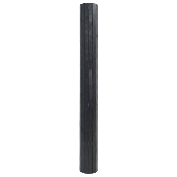 Vloerkleed rechthoekig 60x200 cm bamboe grijs