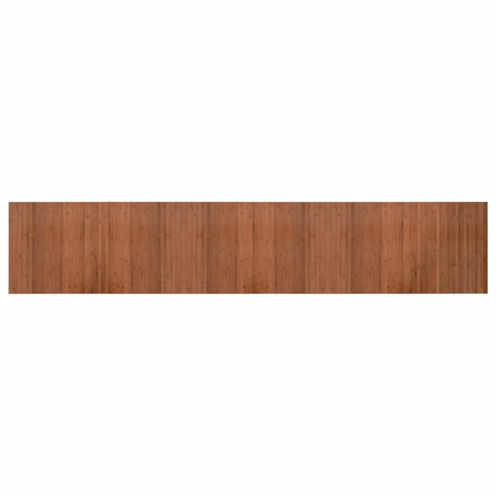 Vloerkleed rechthoekig 60x300 cm bamboe bruin