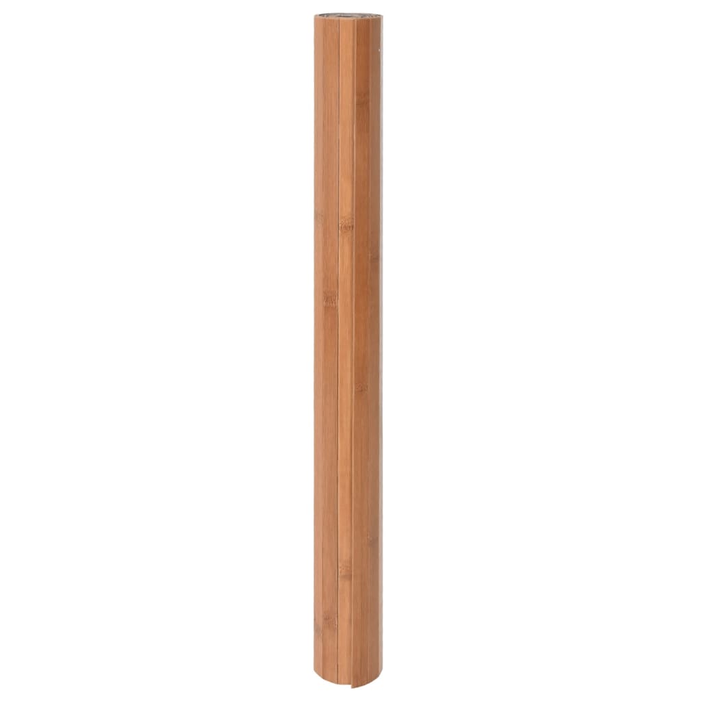 Vloerkleed rechthoekig 60x400 cm bamboe naturel