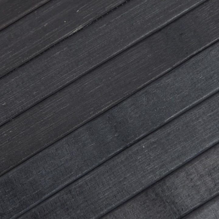 Vloerkleed rechthoekig 70x300 cm bamboe grijs