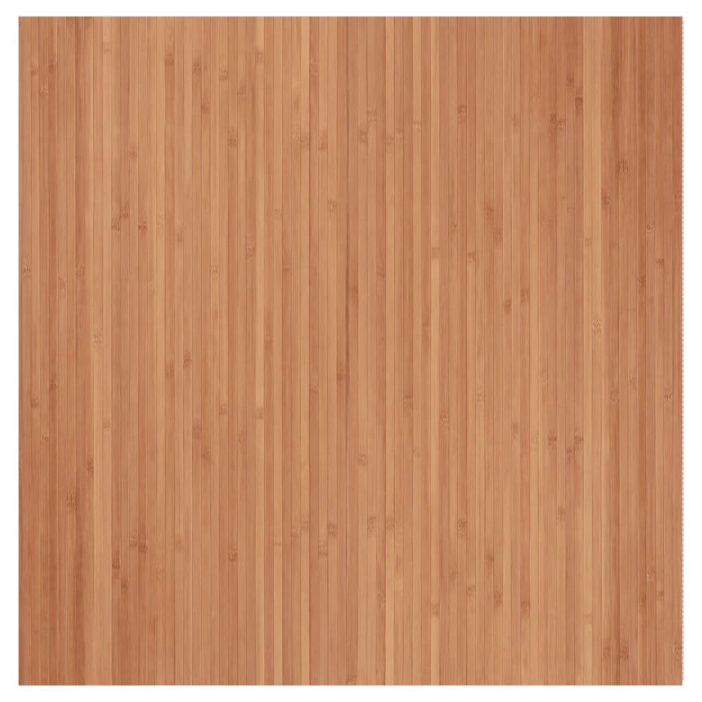 Vloerkleed rechthoekig 100x100 cm bamboe naturel
