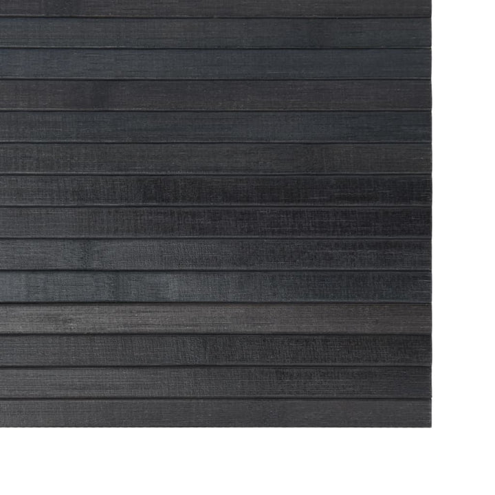 Vloerkleed rechthoekig 100x100 cm bamboe grijs