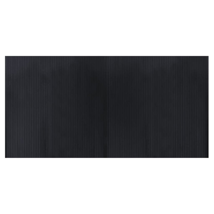 Vloerkleed rechthoekig 100x200 cm bamboe zwart